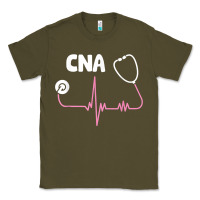 Army Green cna nurse t shirt Classic Tee - SnappyArt