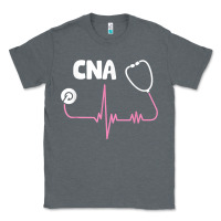 Charcoal Heather cna nurse t shirt Classic Tee - SnappyArt