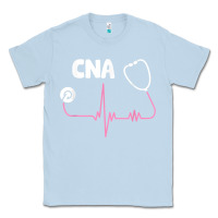 Dusty Blue cna nurse t shirt Classic Tee - SnappyArt