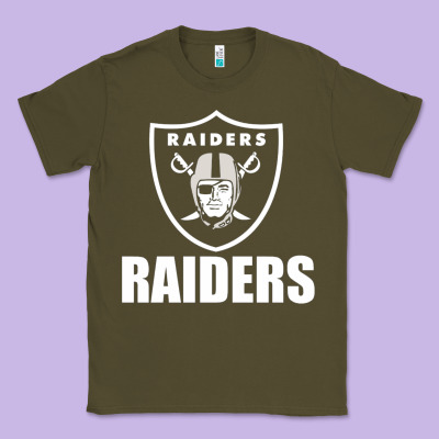 Raiders Classic Tee Designed By Snappyart