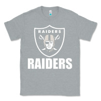 Heather Grey raiders Classic Tee - SnappyArt