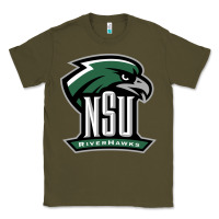 Army Green northeastern state riverhawks Classic Tee - SnappyArt