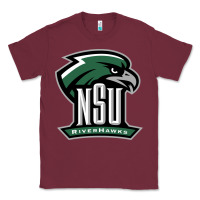 Burgundy northeastern state riverhawks Classic Tee - SnappyArt