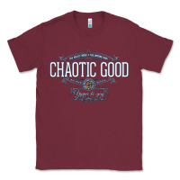 Burgundy Chaotic Good Essential  Copy Classic Tee - SnappyArt