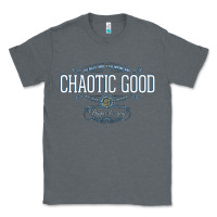 Charcoal Heather Chaotic Good Essential  Copy Classic Tee - SnappyArt