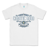 White Chaotic Good Essential  Copy Classic Tee - SnappyArt