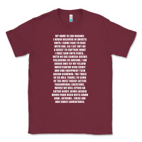 Burgundy MY NAME IS ZAK BAGANS - GHOST ADVENTURES Classic Tee - SnappyArt