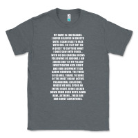 Charcoal Heather MY NAME IS ZAK BAGANS - GHOST ADVENTURES Classic Tee - SnappyArt