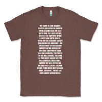 Chestnut MY NAME IS ZAK BAGANS - GHOST ADVENTURES Classic Tee - SnappyArt