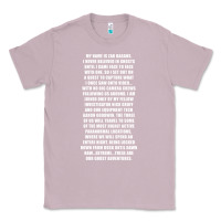 Lilac MY NAME IS ZAK BAGANS - GHOST ADVENTURES Classic Tee - SnappyArt