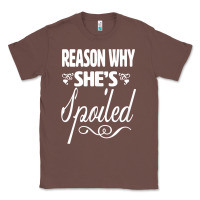 Chestnut the reason she is spoiled couples matching set valentines t shirt Classic Tee - SnappyArt