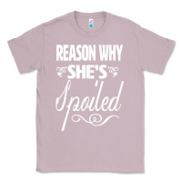 Lilac the reason she is spoiled couples matching set valentines t shirt Classic Tee - SnappyArt