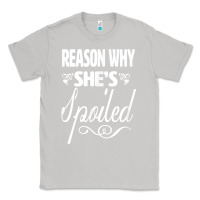 Moon Dust the reason she is spoiled couples matching set valentines t shirt Classic Tee - SnappyArt