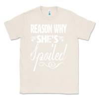 Natural the reason she is spoiled couples matching set valentines t shirt Classic Tee - SnappyArt