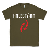 Army Green halestorm black Classic Tee - SnappyArt