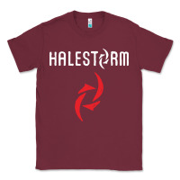 Burgundy halestorm black Classic Tee - SnappyArt
