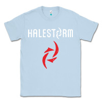Dusty Blue halestorm black Classic Tee - SnappyArt