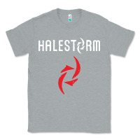 Heather Grey halestorm black Classic Tee - SnappyArt