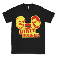 Black Dirty Burger Classic Tee - SnappyArt