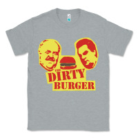 Heather Grey Dirty Burger Classic Tee - SnappyArt
