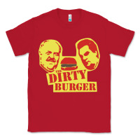 Red Dirty Burger Classic Tee - SnappyArt