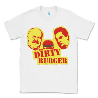 White Dirty Burger Classic Tee - SnappyArt