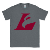 Charcoal Heather UW-La Crosse maroon Classic Tee - SnappyArt