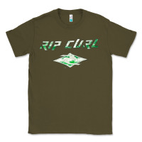 Army Green Rip Curl, Rip, Curl, the Rip Curl, Rip Curl vintage, Rip Curl art, Rip Classic Tee - SnappyArt