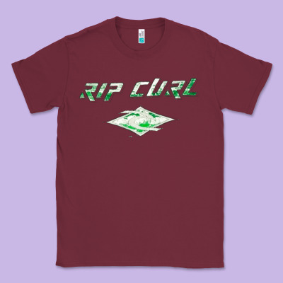 Rip Curl, Rip, Curl, The Rip Curl, Rip Curl Vintage, Rip Curl Art, Rip Classic Tee Designed By Snappyart