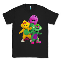 Black new 755 barney and friends cute Classic Tee - SnappyArt