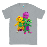 Heather Grey new 755 barney and friends cute Classic Tee - SnappyArt