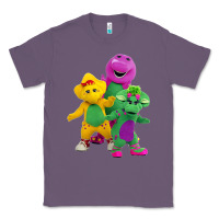 Lavender new 755 barney and friends cute Classic Tee - SnappyArt