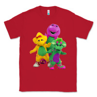 Red new 755 barney and friends cute Classic Tee - SnappyArt