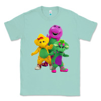Seafoam new 755 barney and friends cute Classic Tee - SnappyArt