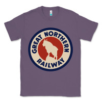 Lavender Great Northern Railroad Classic Tee - SnappyArt