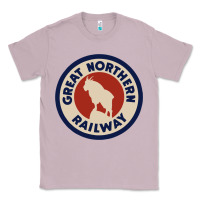 Lilac Great Northern Railroad Classic Tee - SnappyArt