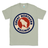 Matcha Great Northern Railroad Classic Tee - SnappyArt