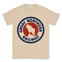 Mushroom Great Northern Railroad Classic Tee - SnappyArt