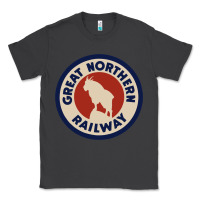 Smoke Great Northern Railroad Classic Tee - SnappyArt