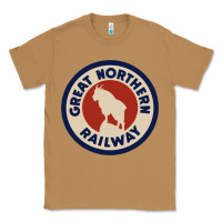 Toasted Coconut Great Northern Railroad Classic Tee - SnappyArt