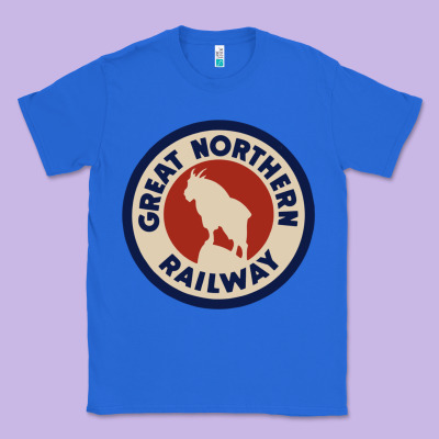 Great Northern Railroad Classic Tee Designed By Snappyart
