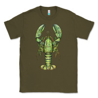 Army Green lobster Classic Tee - BarkalooDesign