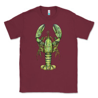 Burgundy lobster Classic Tee - BarkalooDesign
