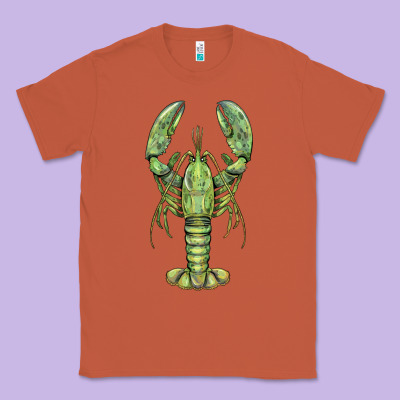 Lobster Classic Tee Designed By Barkaloodesign