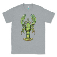 Heather Grey lobster Classic Tee - BarkalooDesign