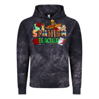 Cloud Black spanish teacher Vintage Hoodie - AdoDesignShop