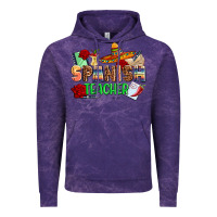 Cloud Purple spanish teacher Vintage Hoodie - AdoDesignShop