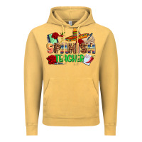 Vintage Mustard spanish teacher Vintage Hoodie - AdoDesignShop
