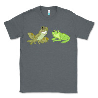 Charcoal Heather The Princess and the Frog Tiana and Naveen Art Classic Tee - SnappyArt