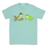 Seafoam The Princess and the Frog Tiana and Naveen Art Classic Tee - SnappyArt
